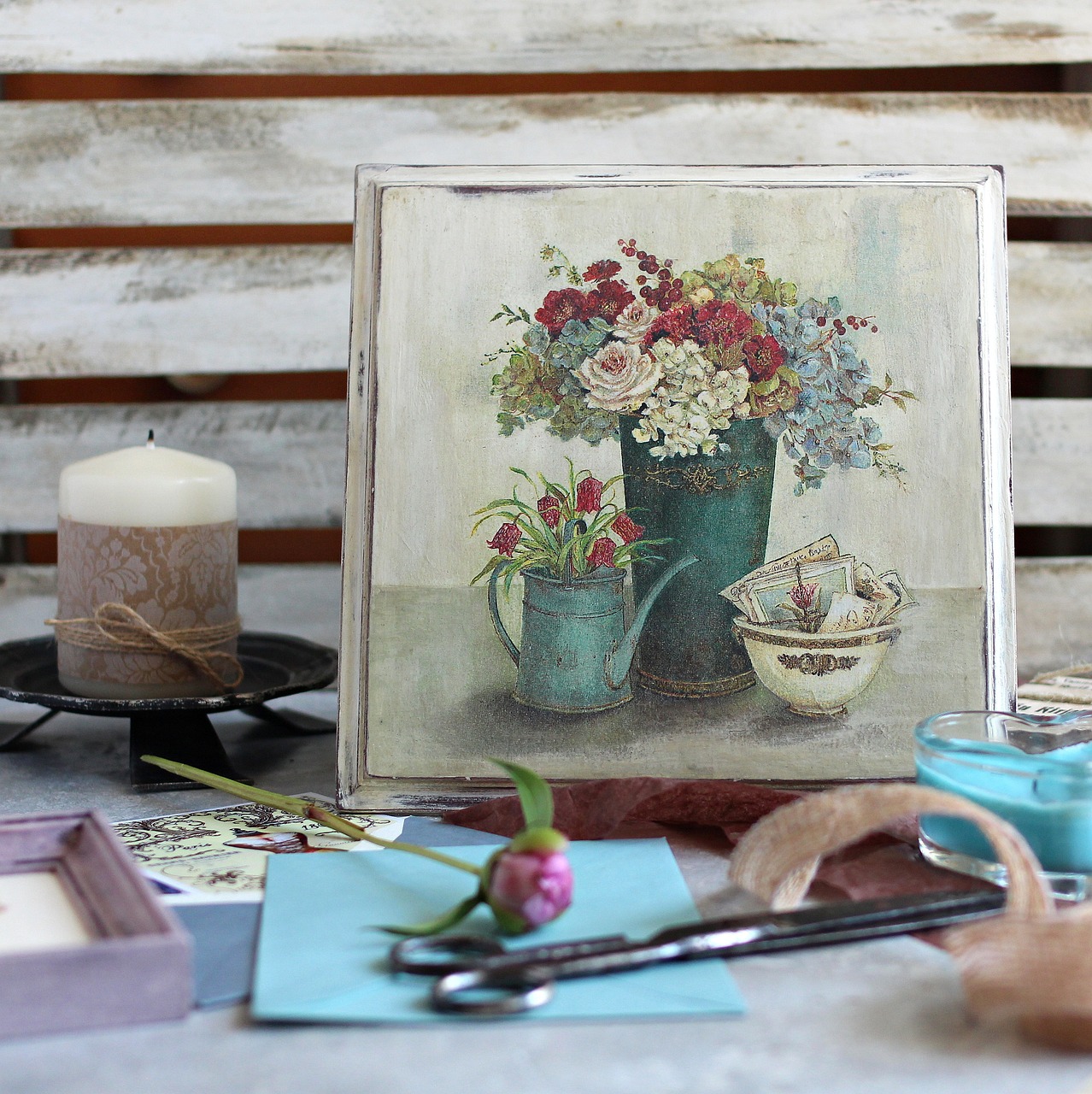 decoupage technika - hobbi