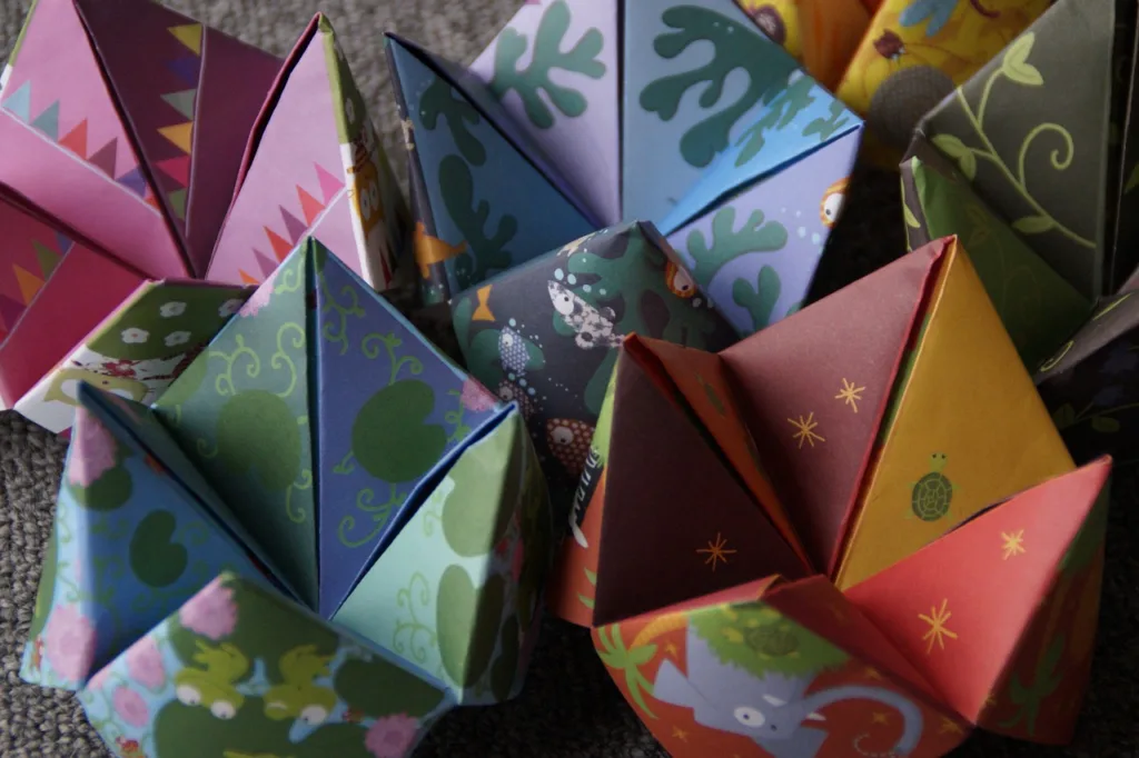Origami sótartó