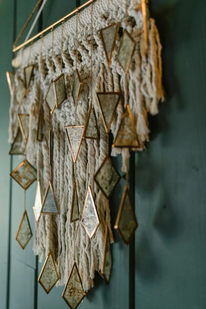 Makramé függő dísz