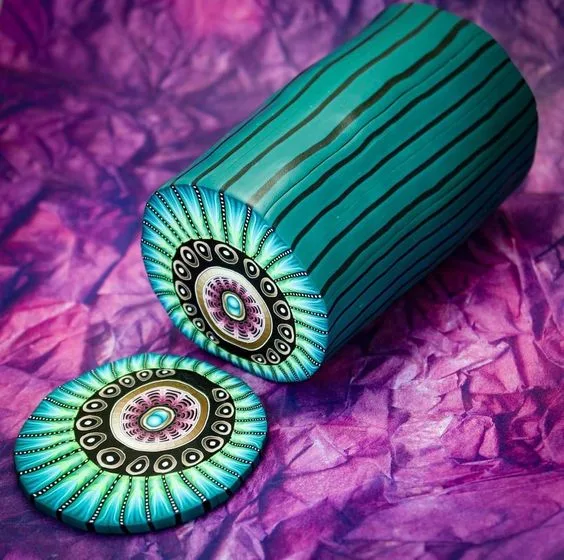 Millefiori gyurma technika