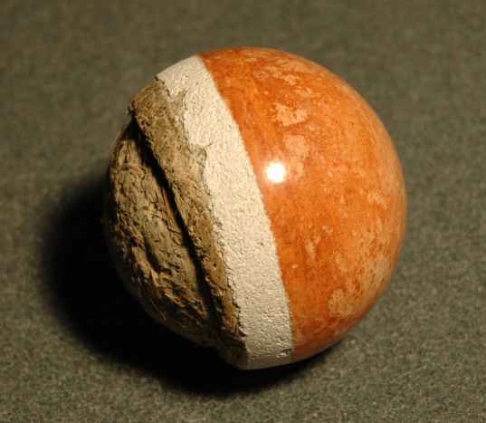 dorodango a gömb rétegei