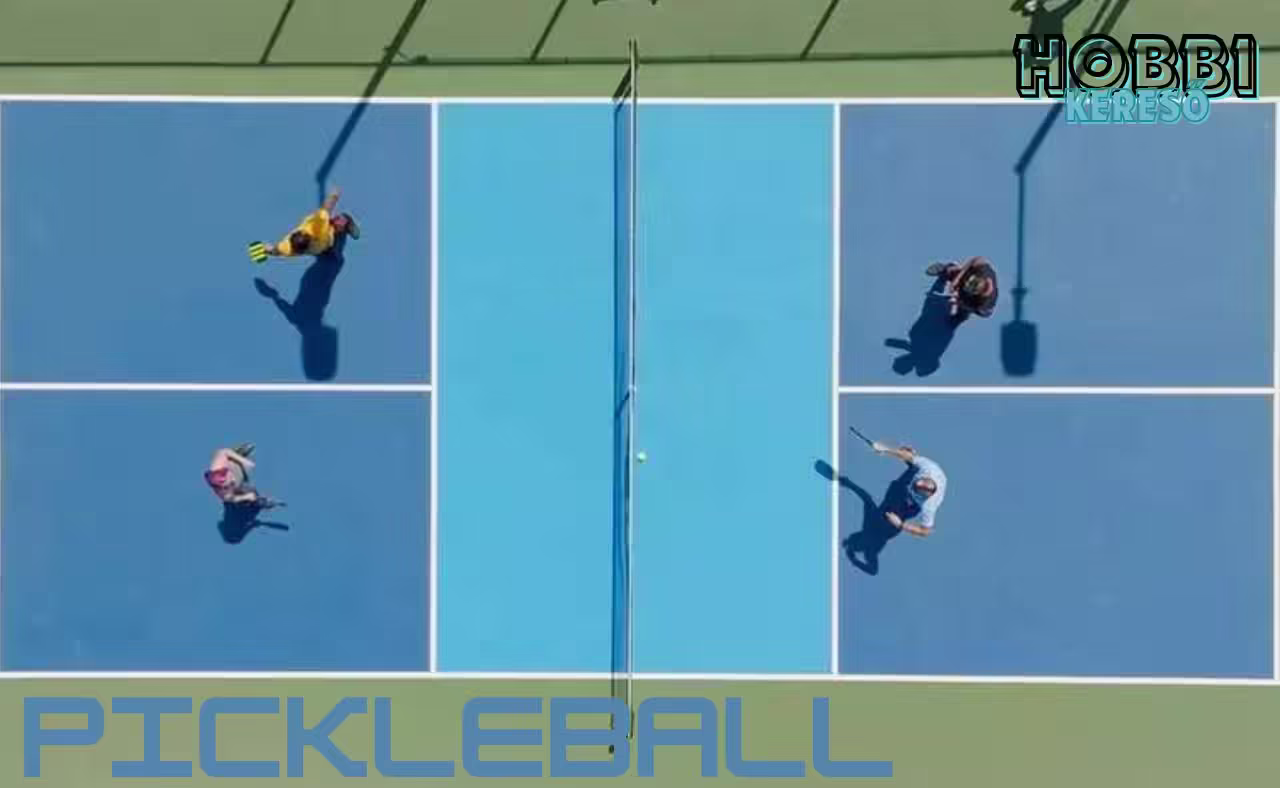 Pickleball pálya felülről