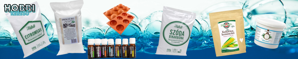 Fürdőbomba hozzávalók listája képekben